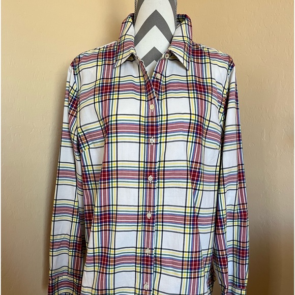 Talbots Plaid Button Down Shirt - Picture 1 of 7